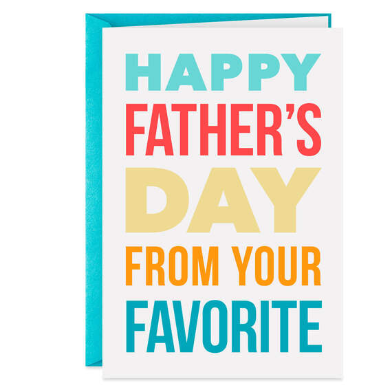 From Your Favorite Funny Father's Day Card