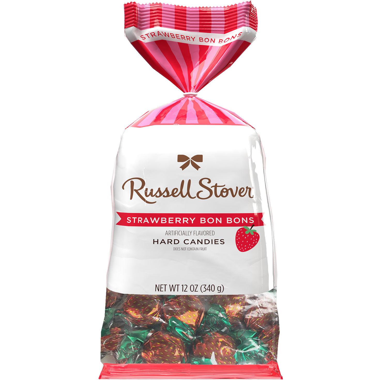 Strawberry Hard Candies With Strawberry Filling Front image number 1