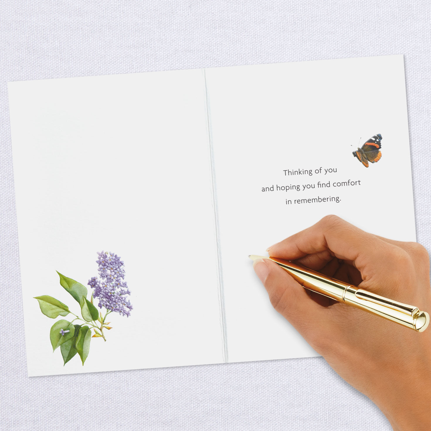 Marjolein Bastin Take Comfort in Memories Sympathy Card, , large image number 6