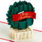 Merry Christmas Wreath 3D Pop-Up Christmas Card, , large image number 1