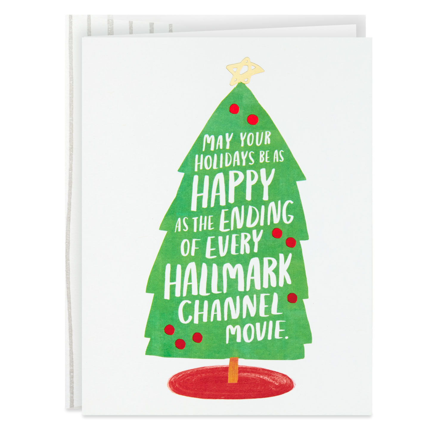 Happy As A Hallmark Channel Movie Ending Funny Christmas Card Greeting Cards Hallmark