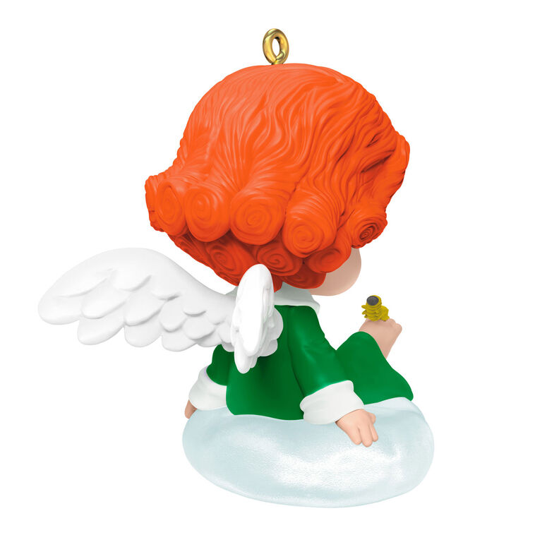 Angel Girl in Cloud Keepsake Ornament Back image number 6