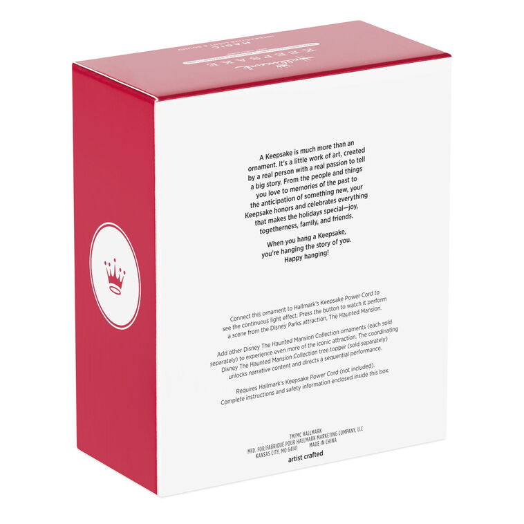 Haunted Mansion Hitchhiking Ghosts Ornament package back image number 9