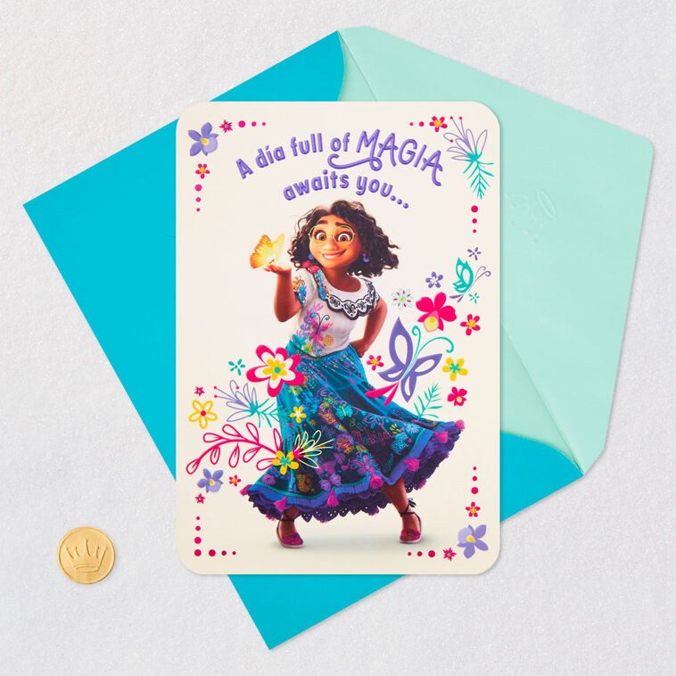 Disney Encanto Mirabel Day Full of Magic Bilingual Birthday Card - Greeting Cards | Hallmark disney-encanto-mirabel-day-full-of-magic-bilingual-birthday-card-greeting-cards-hallmark