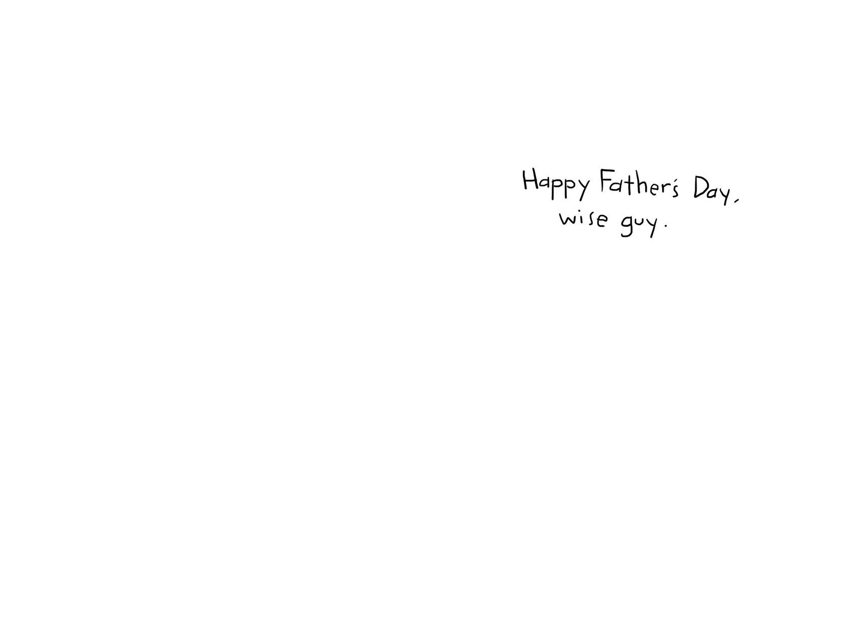 Remote Control Wise Guy Humor Father's Day Card