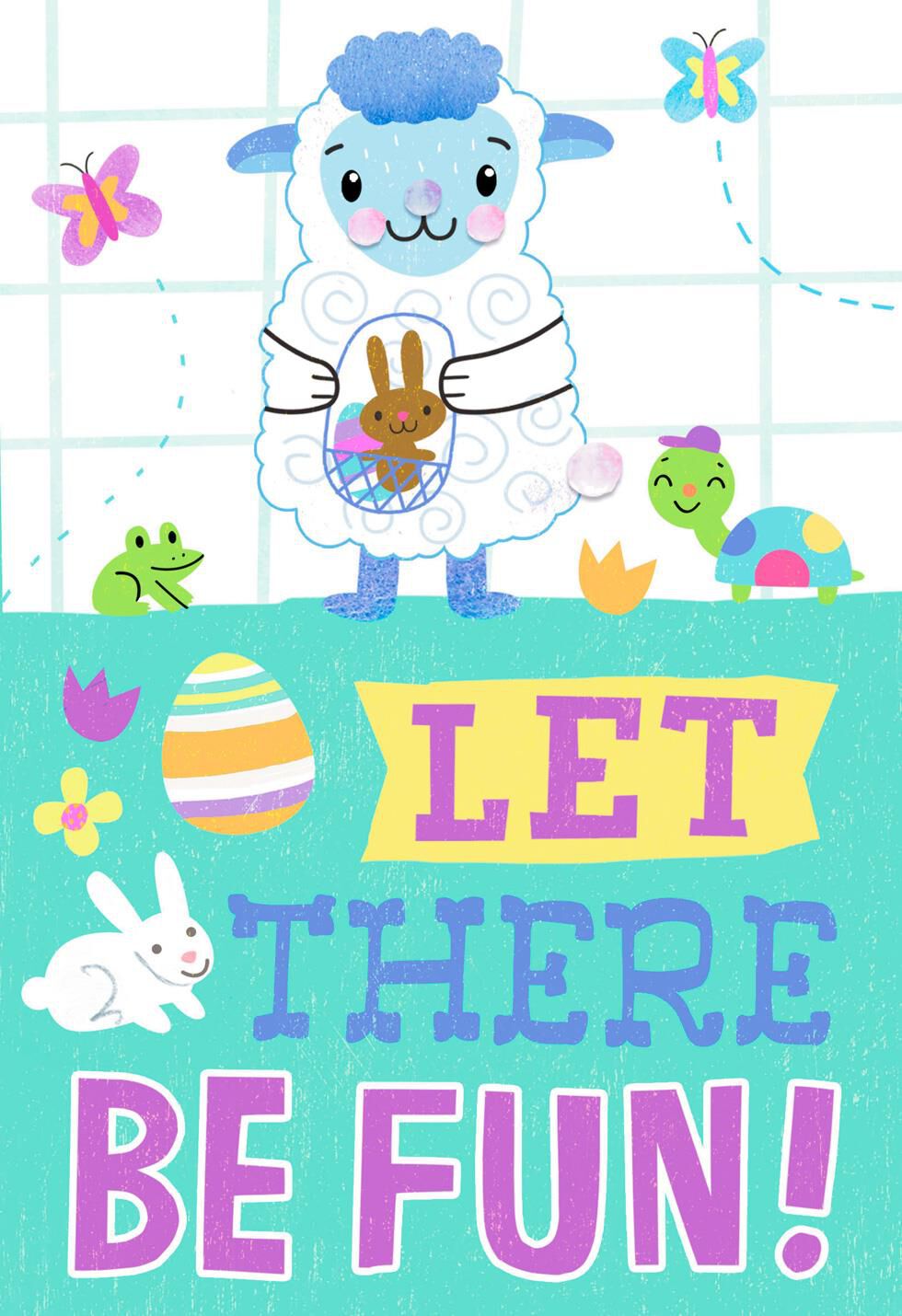 Let There Be Fun Easter Card