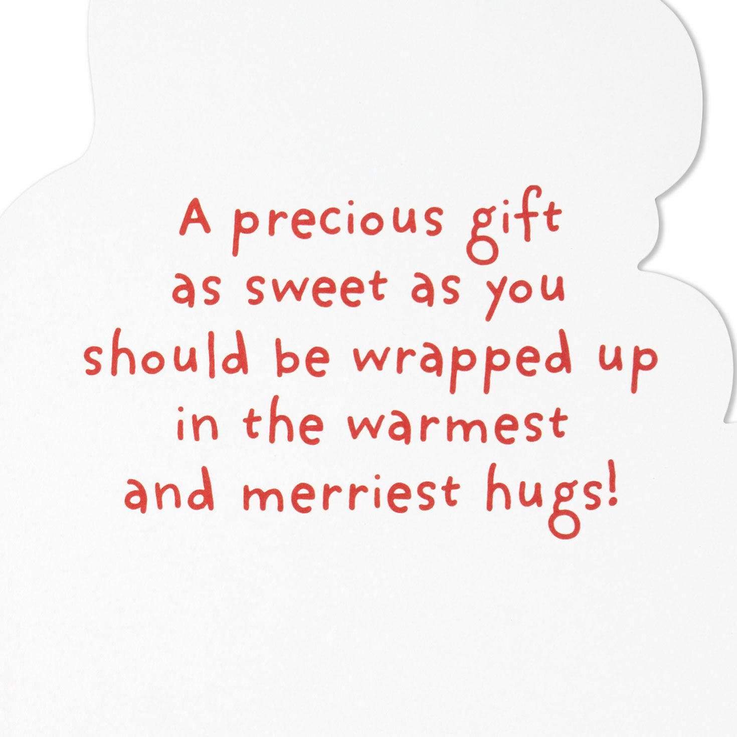 Teddy Bear in Santa Hat Christmas Card for Baby Sentiment image number 2