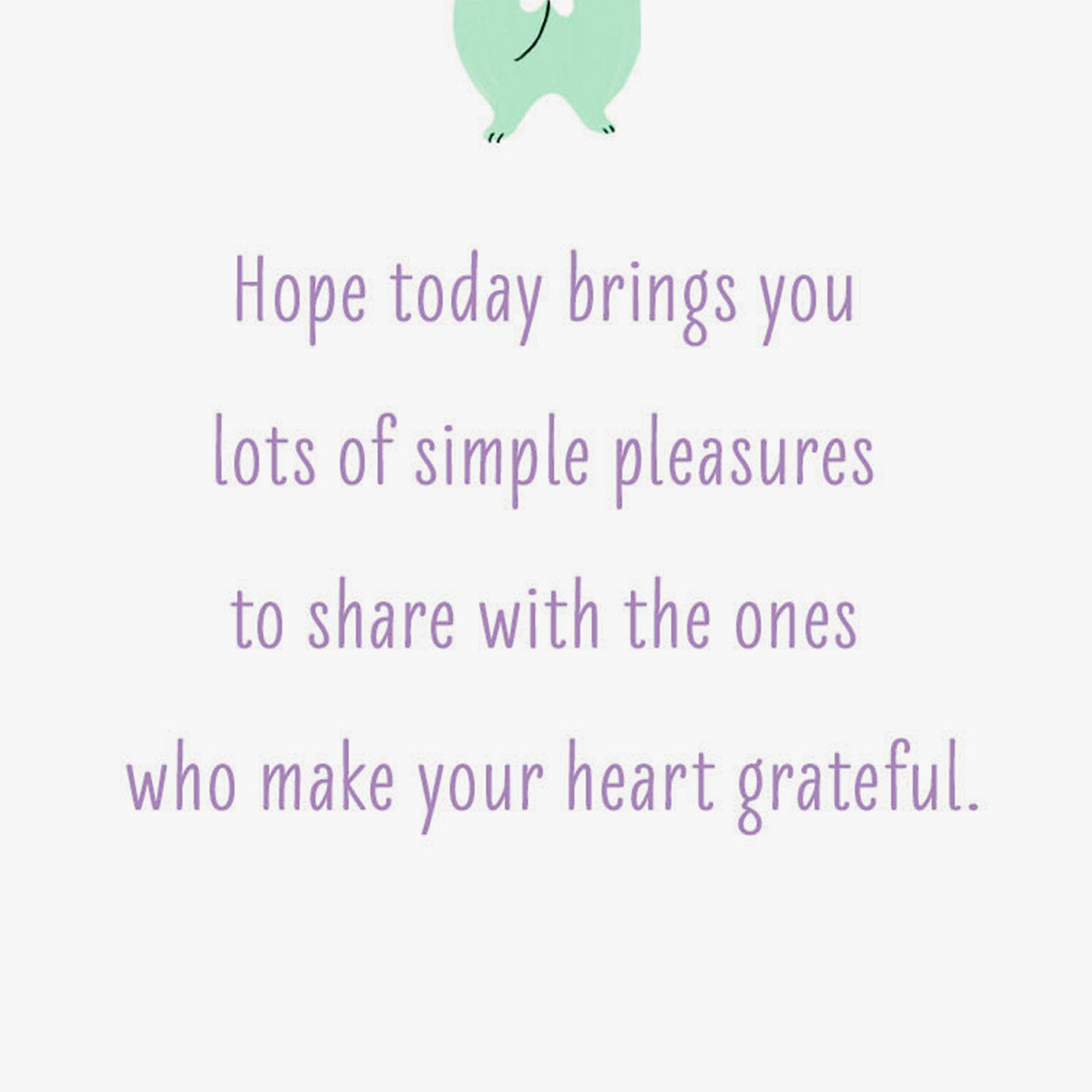 Simple Pleasures, Grateful Heart Easter Card, , large image number 2