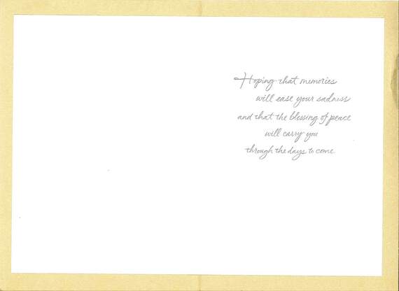 Dandelion Loss of Grandson Sympathy Card, , large image number 2