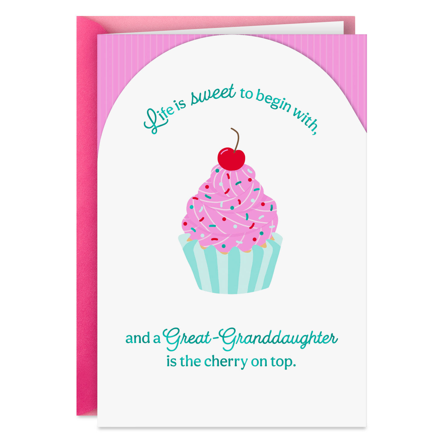 So Sweet to Love You Birthday Card for Great-Granddaughter