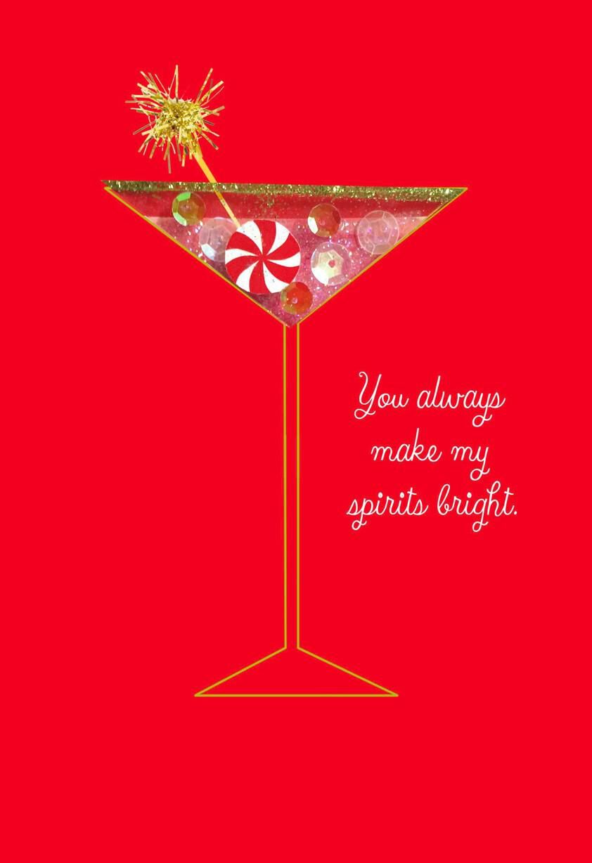You Make My Spirit Bright Christmas Card