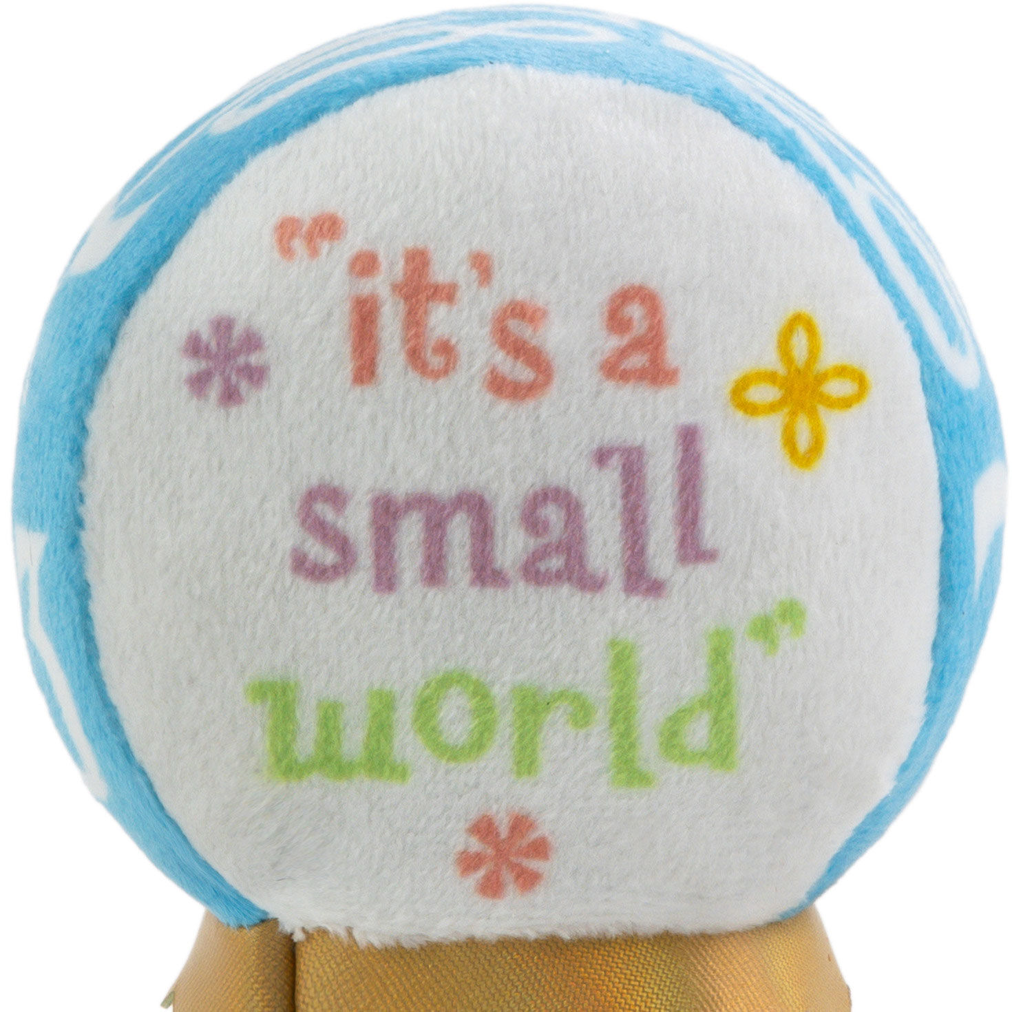 It's a Small World Plush Clock With Sound itty bittys upclose detail image number 5