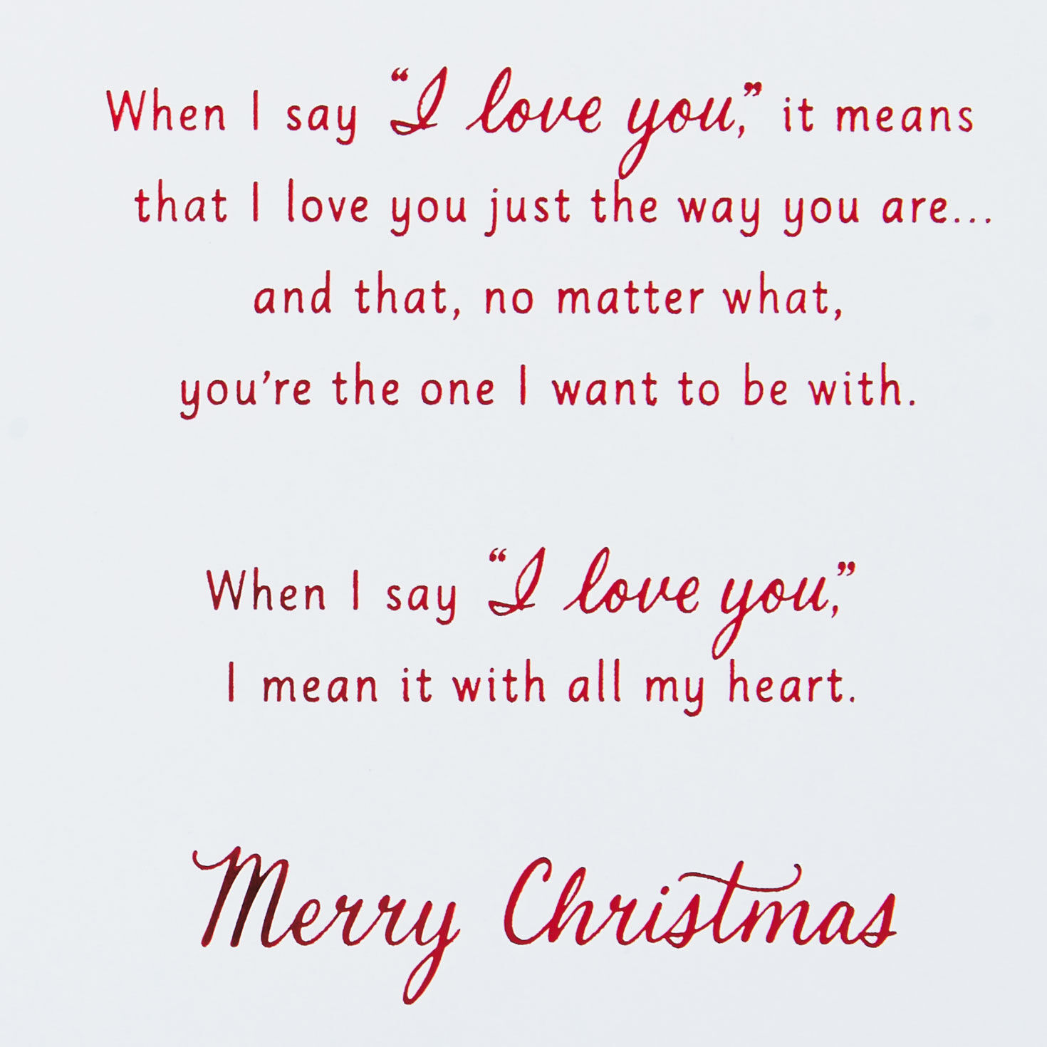 Foxes in Snow Romantic Christmas Card Sentiment image number 3