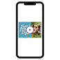Personalized Happy Pawther's Day Card phone with card front image number 1