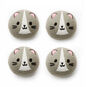 Kikkerland Cat Dryer Buddies Laundry Balls, Set of 4, , large image number 1