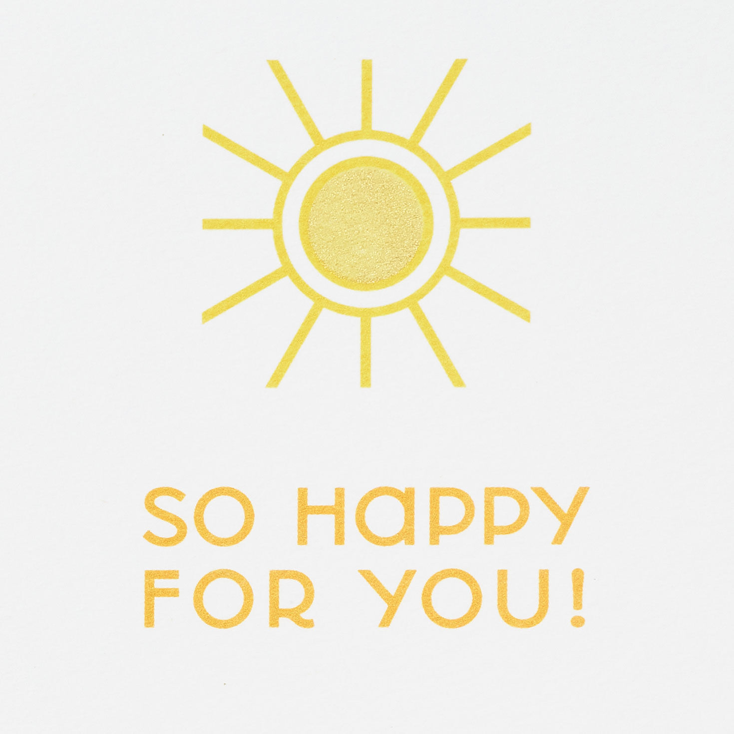 Yellow Mod Botanical Faith Congratulations Card Sentiment image number 2