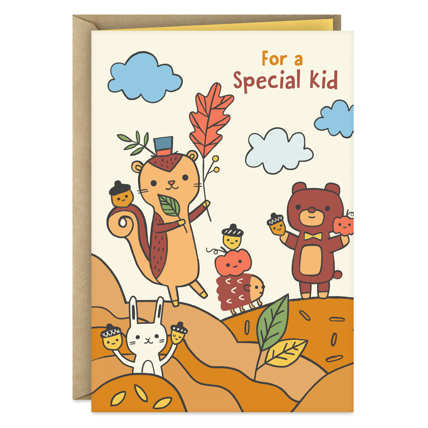 It's the Season for Feeling Loved Thanksgiving Card for Kids