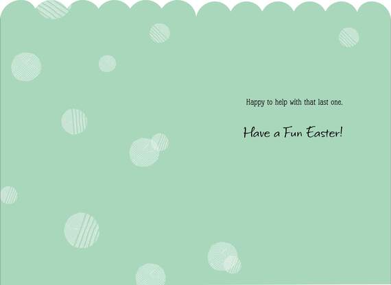 Eat Sweets and Be Loved Easter Card for Child, , large image number 2
