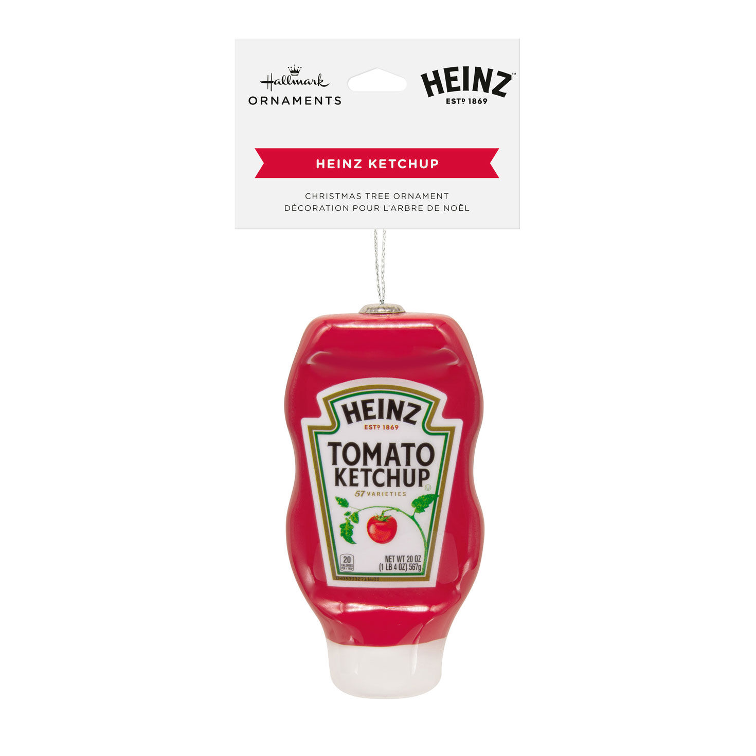 Heinz Ketchup Bottle Christmas Ornament package front image number 7
