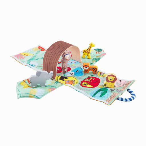 Mud Pie Zoo Plush Toy Set, 6 Pieces, 
