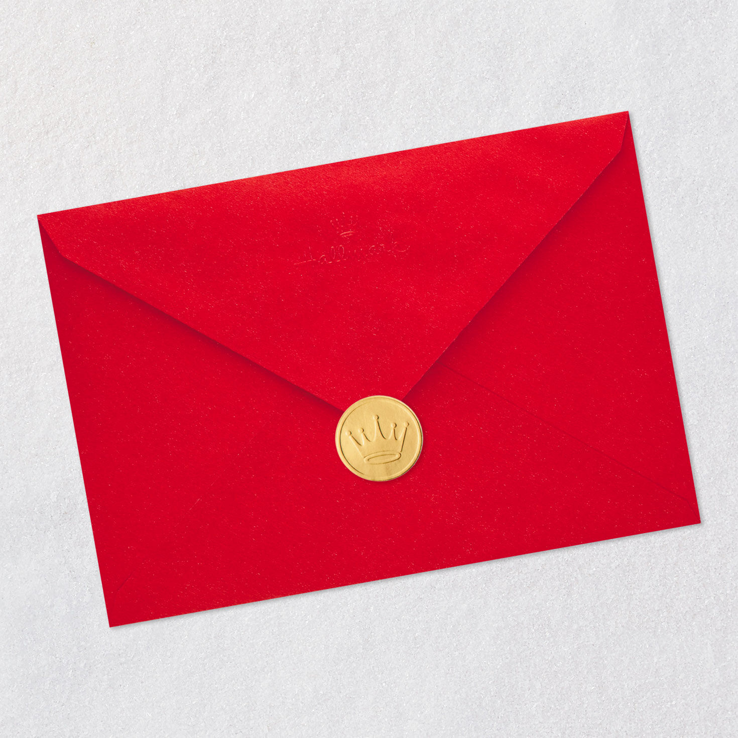 Red Heart Koala Sweetest Day Card for Partner Envelope Back with Seal image number 7