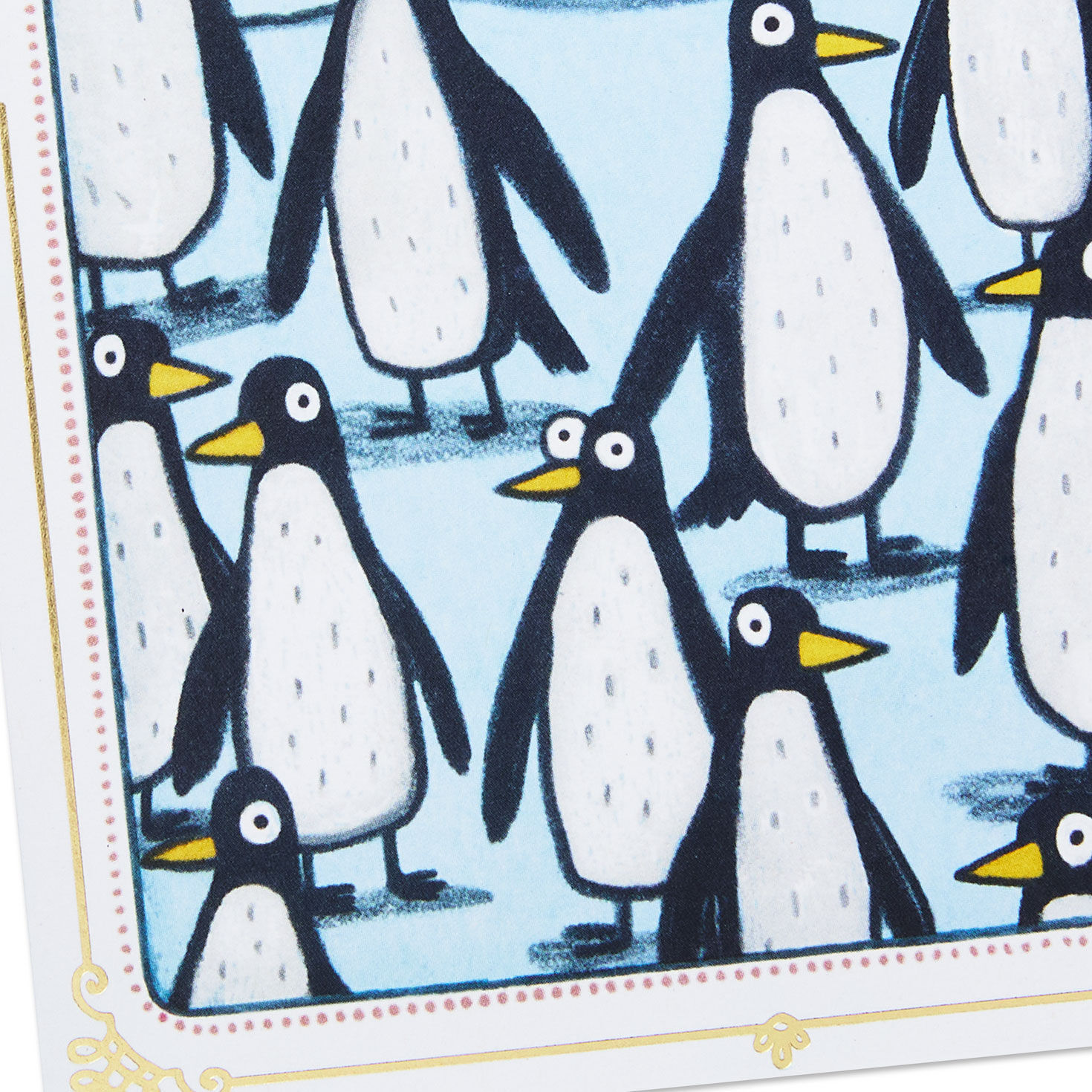 One-of-a-Kind Penguin Funny Christmas Card - Greeting Cards