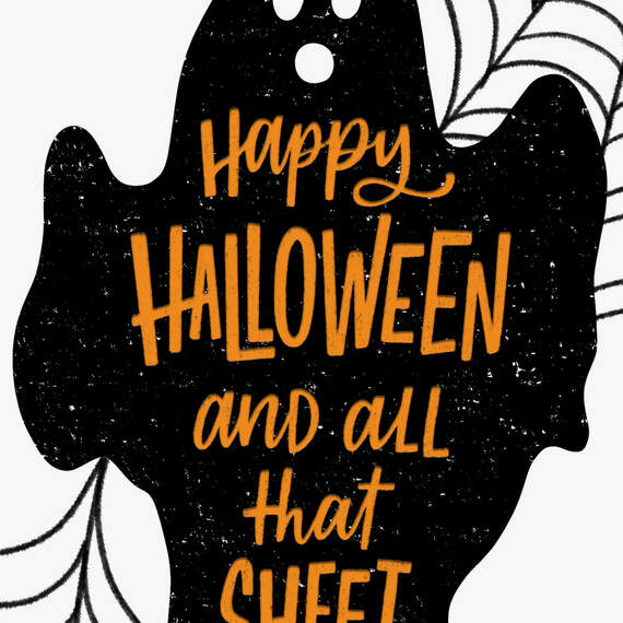 All That Sheet Funny Halloween Card, , large image number 4