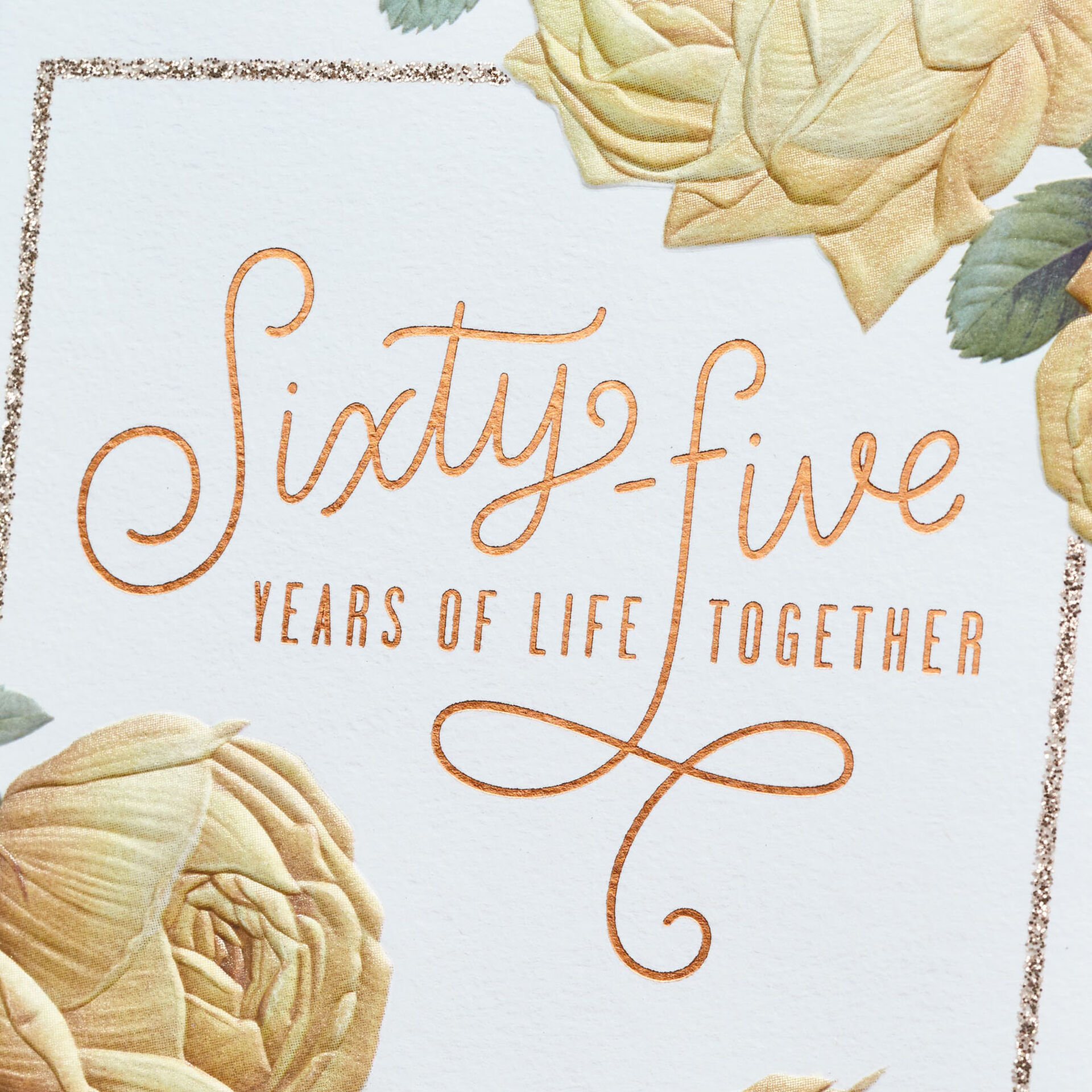 Joyful Wishes 65th Anniversary Card Greeting Cards Hallmark