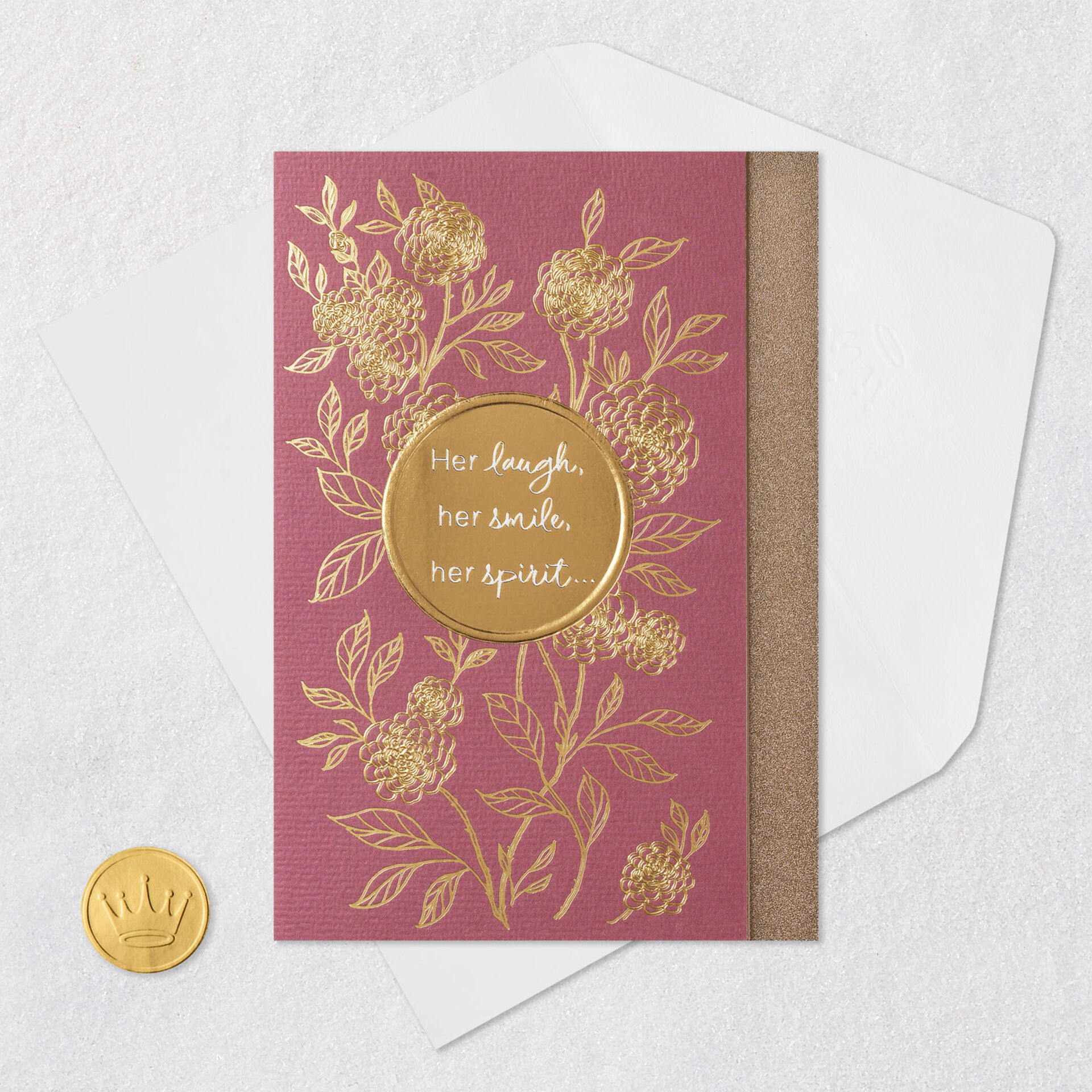 Her Laugh and Spirit Sympathy Card for Loss of Mother - Greeting Cards ...
