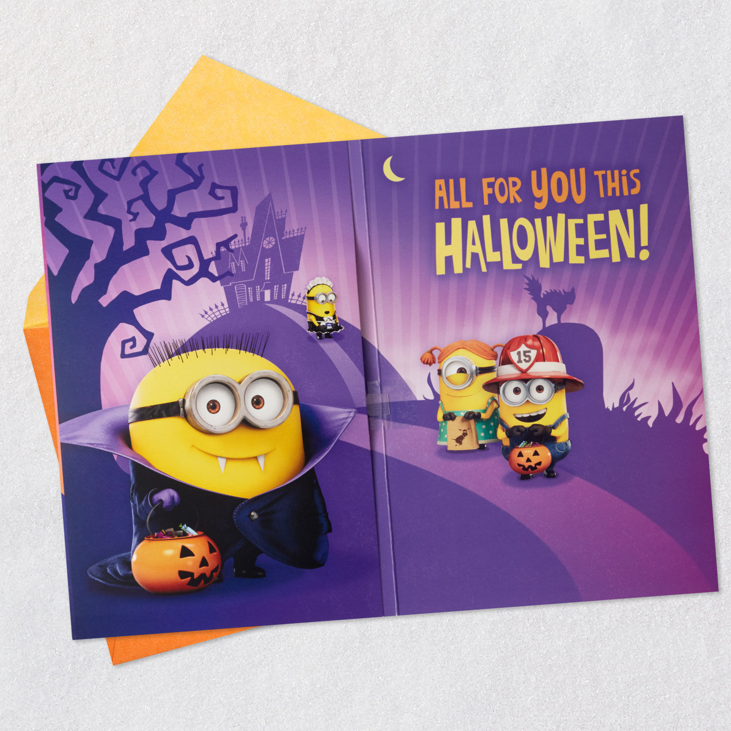 Minions All the Happy Musical Halloween Card for only USD 5.99 | Hallmark