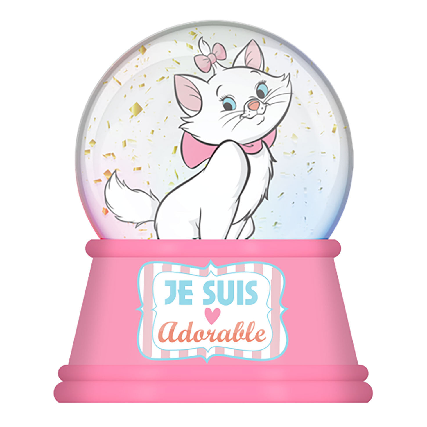 Disney The Aristocats Marie Light-Up Snow Globe front image number 1