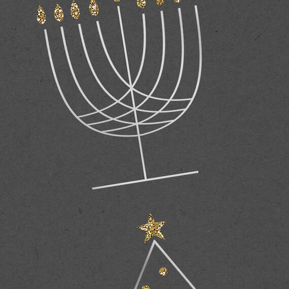 Happy Hanukkah and Merry Christmas Card, , large image number 4