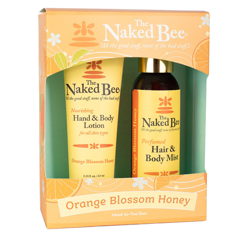 The Naked Bee Orange Blossom Honey Head-to-Toe Duo Gift Set