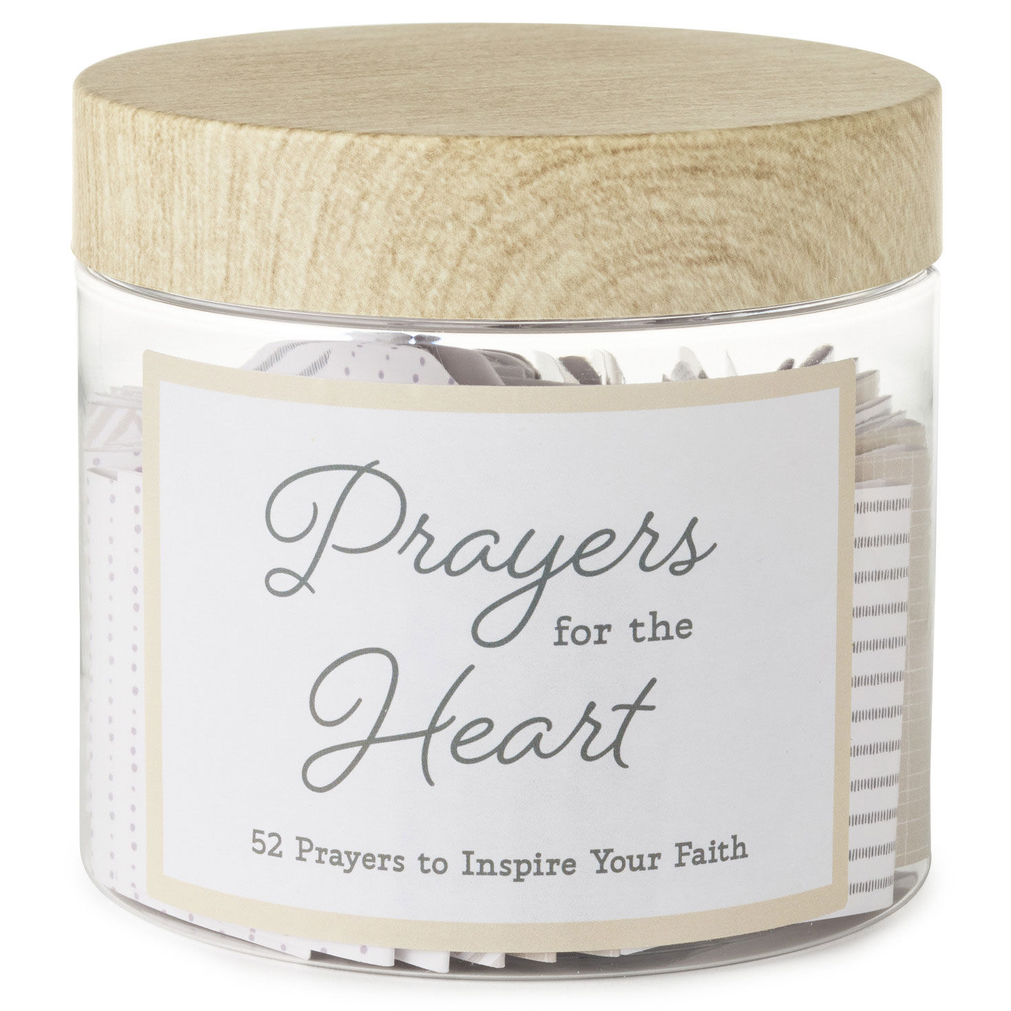 Prayers for the Heart Jar With 52 Prayer Cards