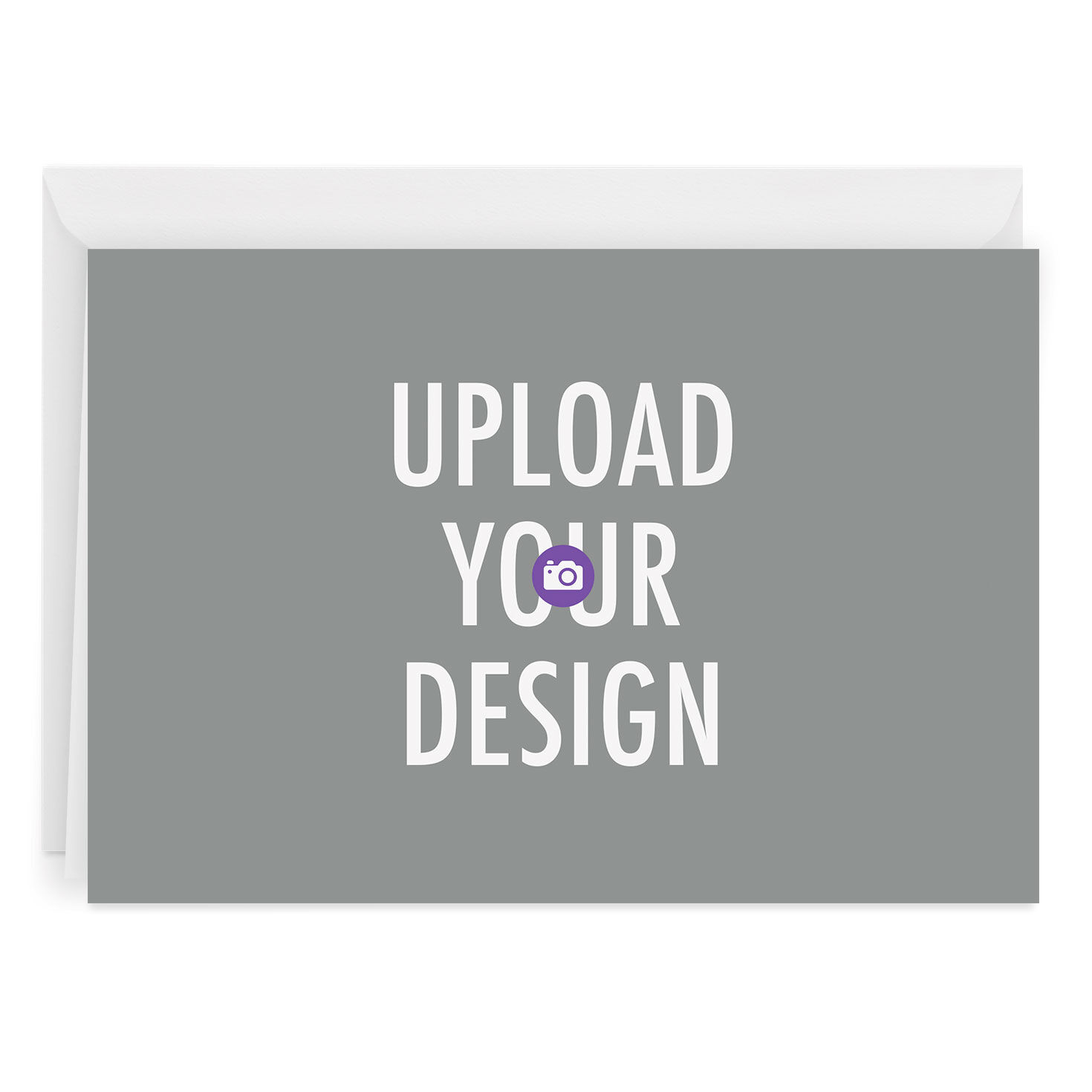 Personalized Create Your Own Photo Card, 5x7 Horizontal Greeting