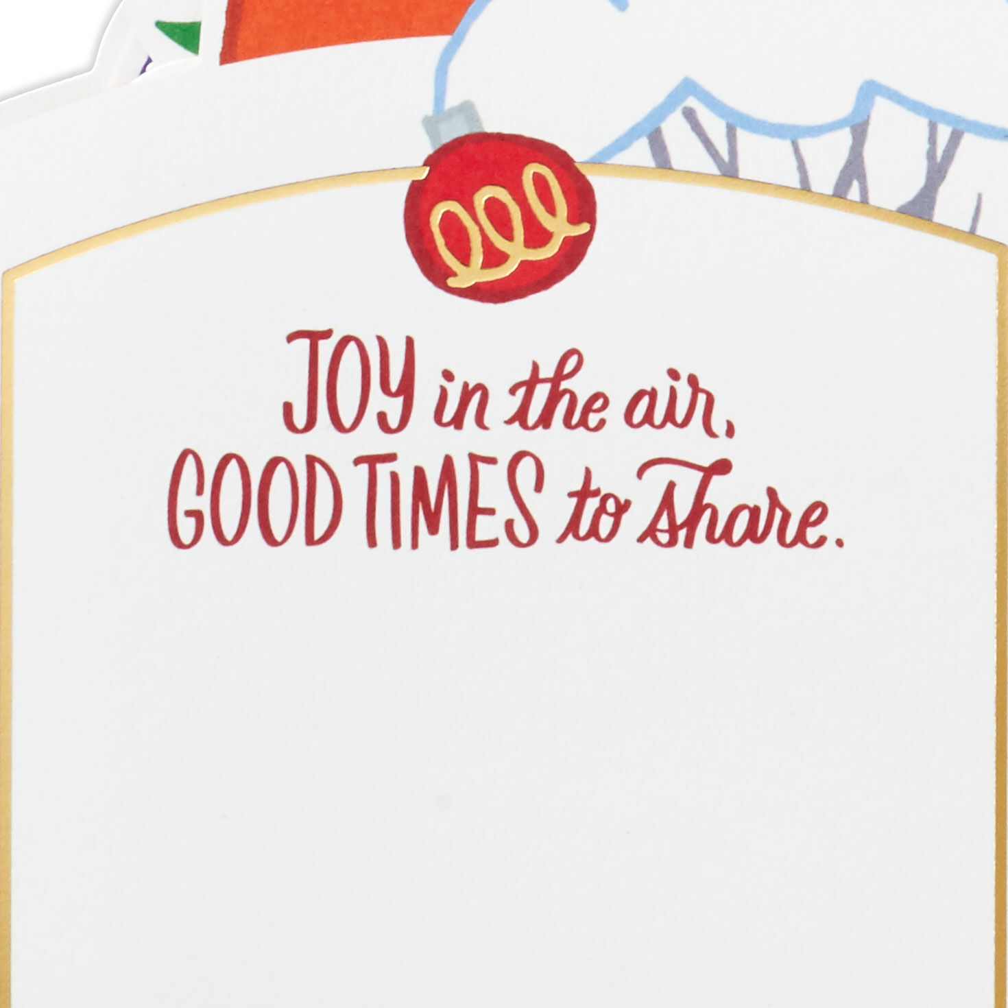 Jumbo The Peanuts&reg; Gang Christmas Tree 3D Pop-Up Christmas Card, , large image number 3