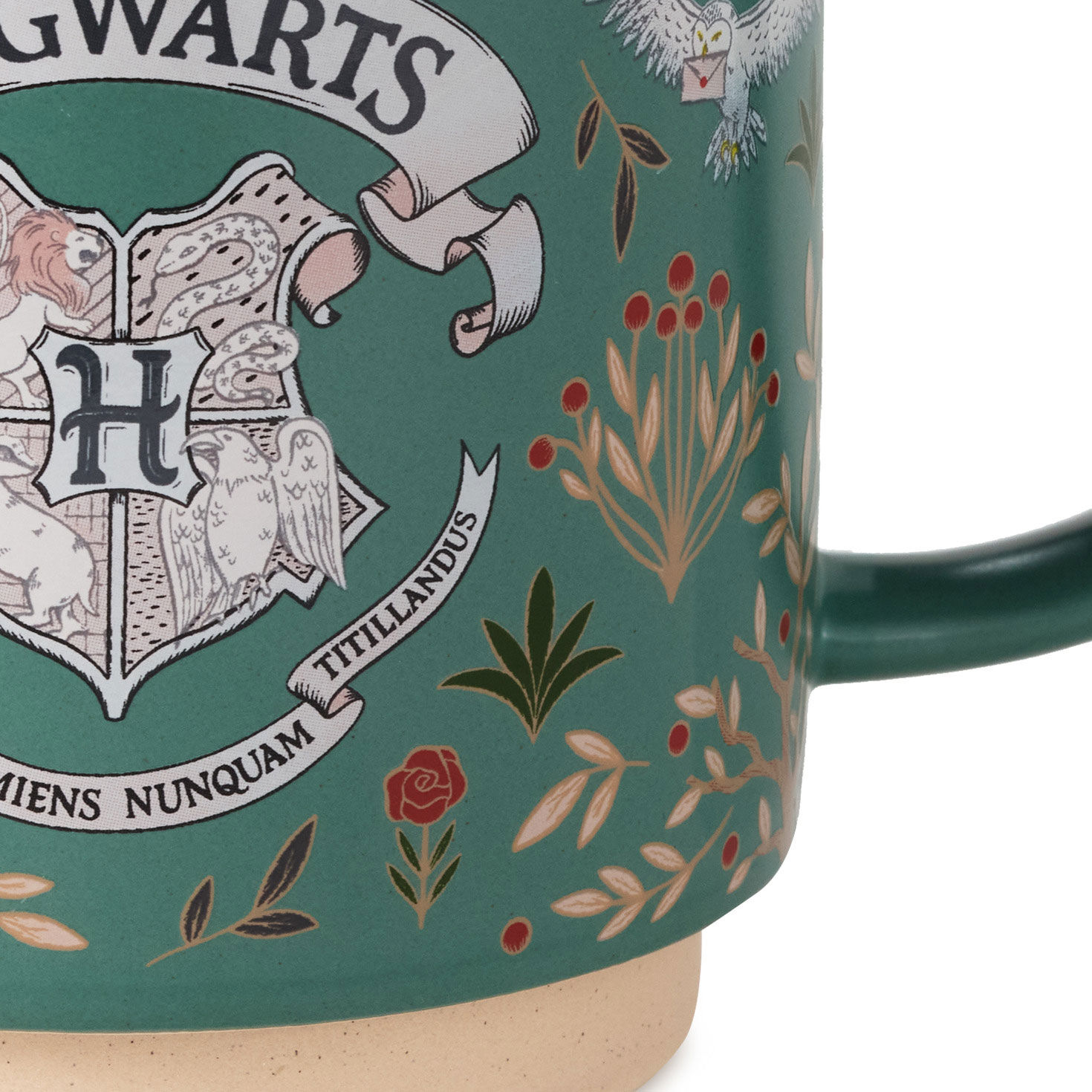 Green Harry Potter Hogwarts Magical Creatures Mug upclose detail image number 5