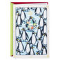 Penguin with Ornaments and Star Christmas Card Card Front image number 1