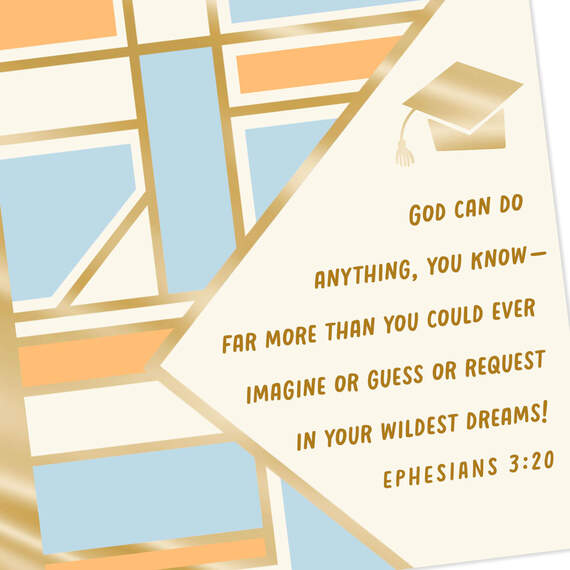 Dream Big Religious Money Holder Graduation Card, , large image number 5