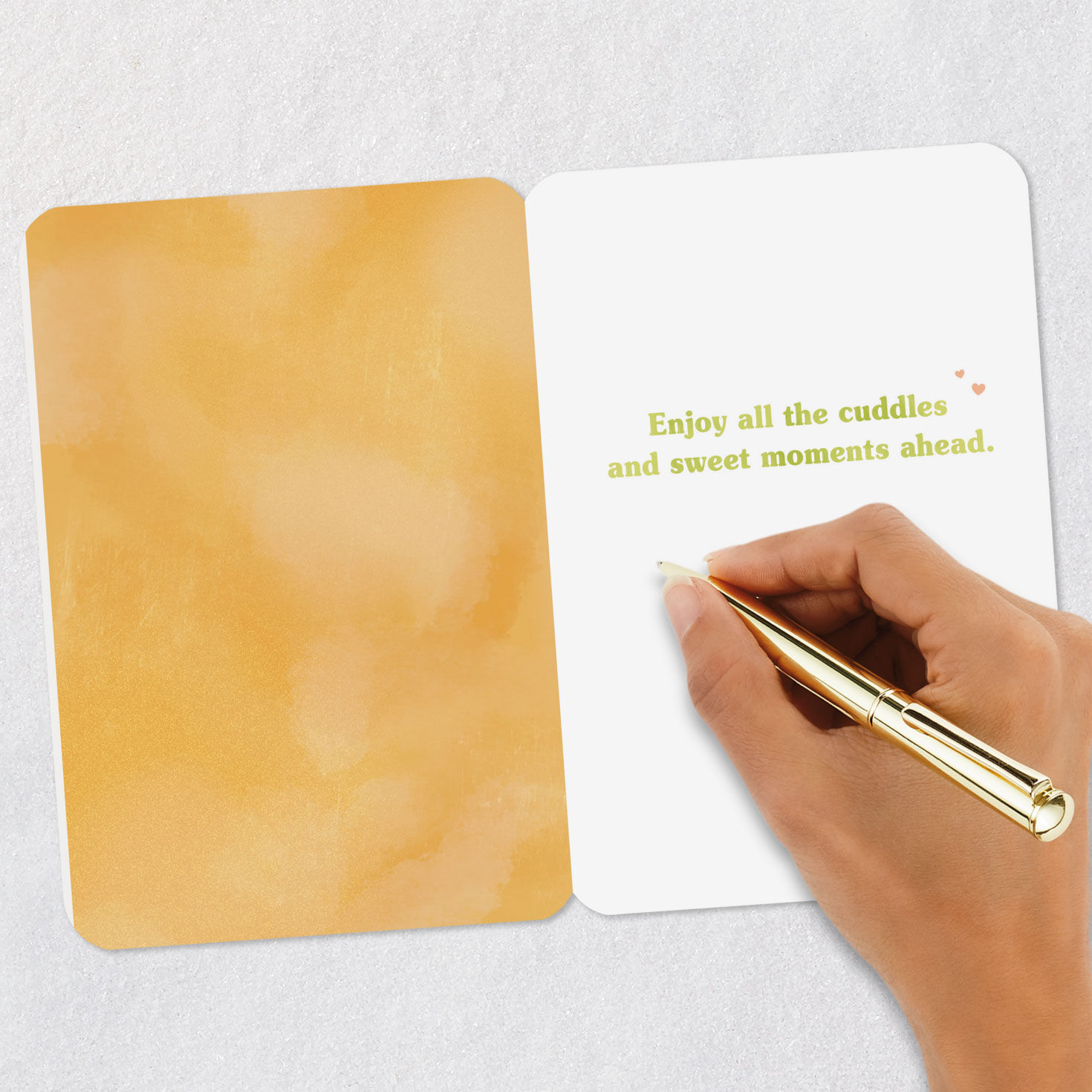 Promoted to Grandparents New Grandbaby Card Signing card image number 6