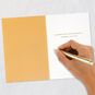 Gold Foil on Tan Signature Fiftieth Birthday Card Signing card image number 7
