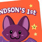 Baby Bat Grandson's 1st Halloween Card Card Front Detail image number 4