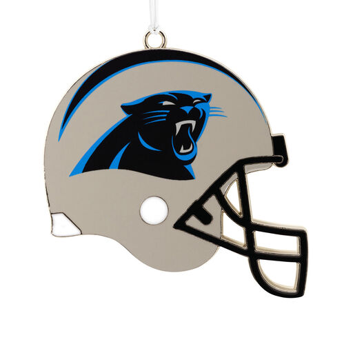 NFL Carolina Panthers Football Helmet Metal Hallmark Ornament, 