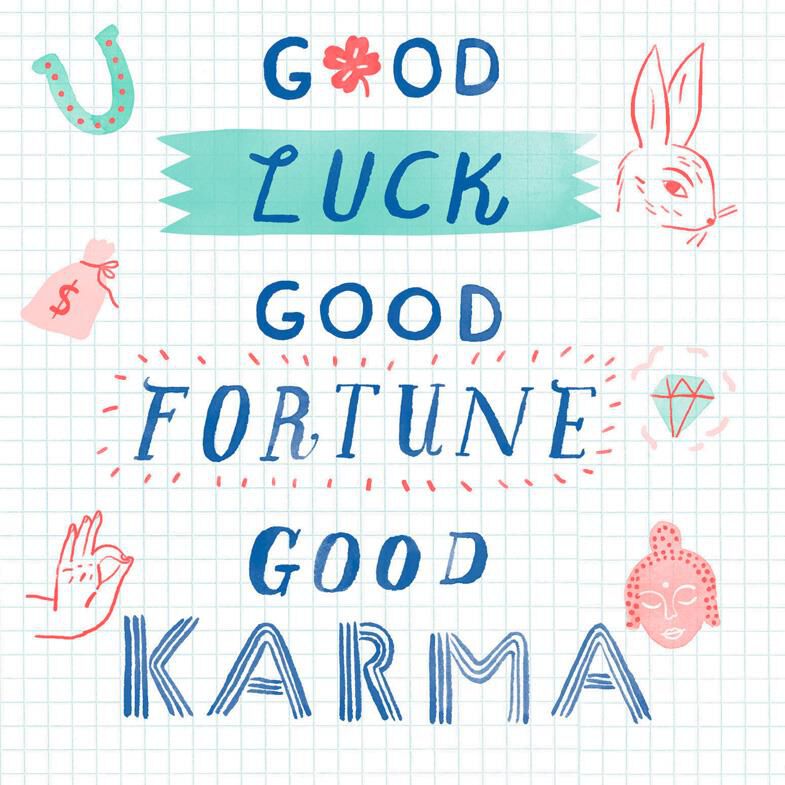 All Good Things for You Good Luck Card