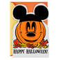 Disney Mickey Mouse Jack-o'-Lantern Cute Halloween Card, , large image number 1
