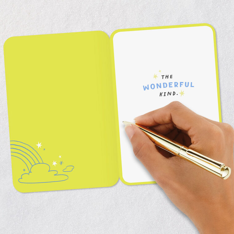 Unicorn in Sunglasses Kids Card Signing card image number 6