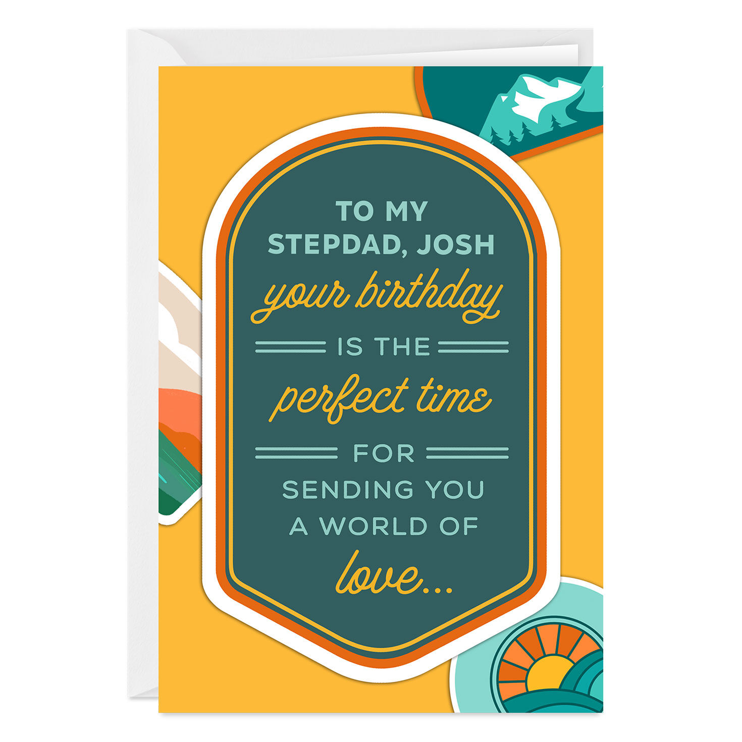 Sending Love Custom Birthday Card