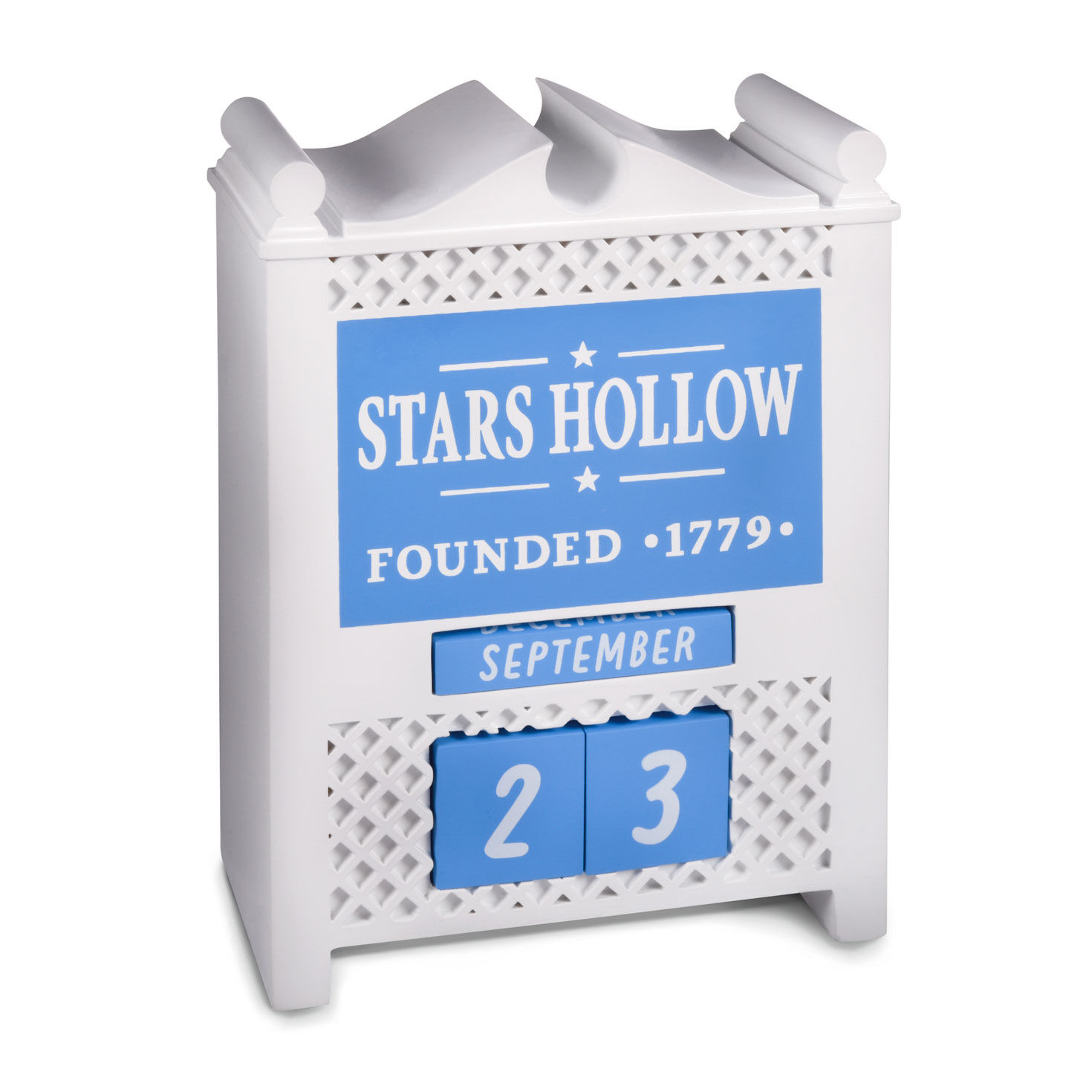 Gilmore Girls Stars Hollow Town Sign Perpetual Calendar