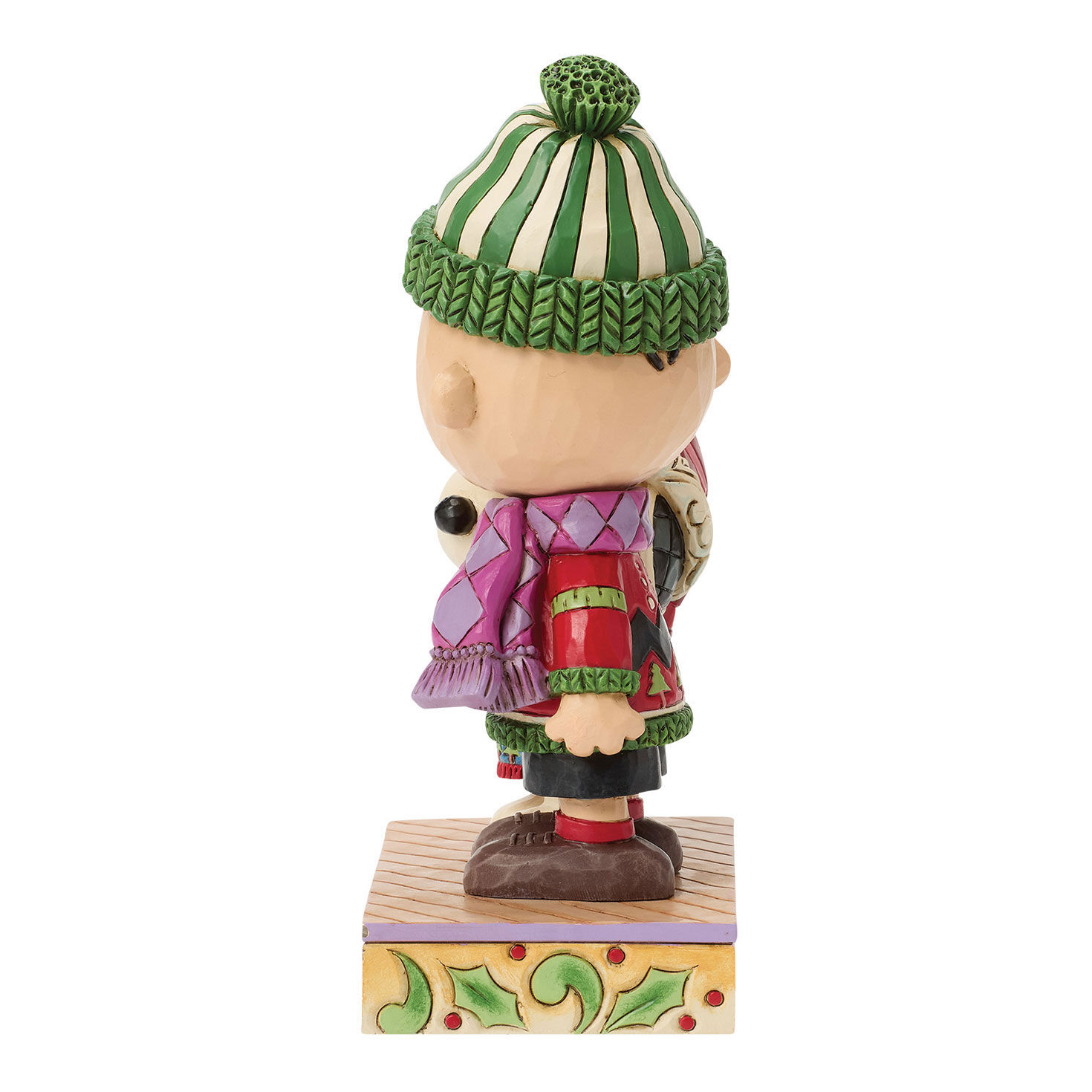 Jim Shore Charlie Brown and Snoopy in Sweaters Statue side image number 3