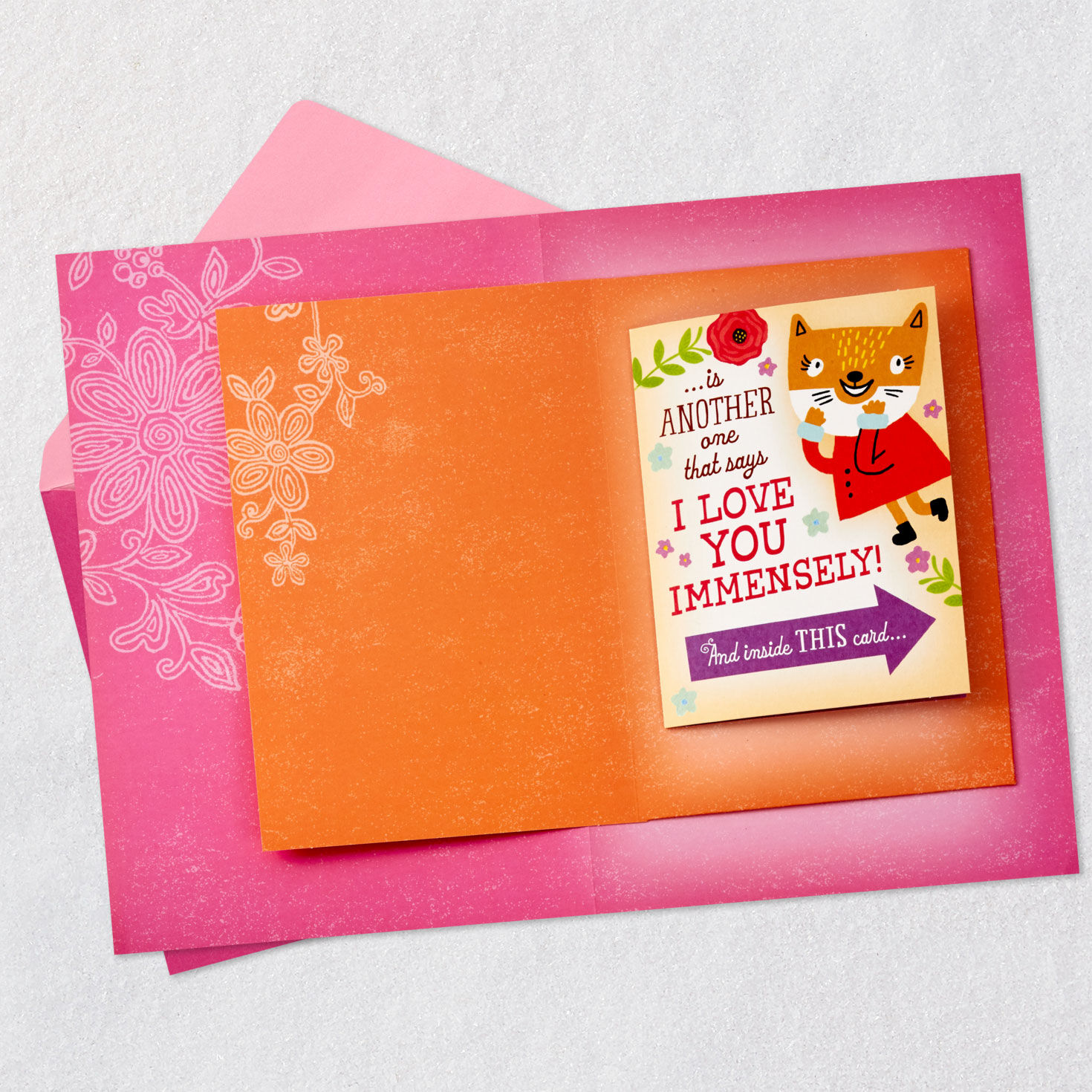 Cat Critter Musical Mothers Day Card Within a Card  image number 5